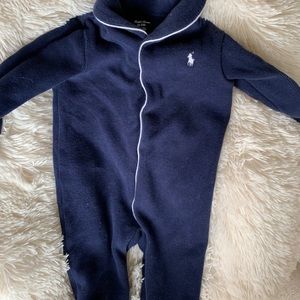 Baby boy Ralph Lauren shawl collar one piece